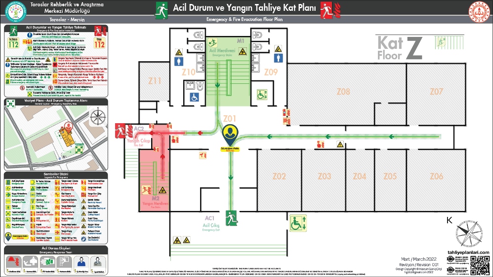 Rehberlik Araştırma ISO 23601 Acil Durum ve Yangın Tahliye Planı
Okul Binası Risk Haritası
ISO 23601 Acil Durum ve Yangın Tahliye Planı Örneği
Acil Durum Tahliye Senaryoları
Acil Durum Müdahale Prosedürleri
Acil Durum Ekipleri
Yangınla Mücadele