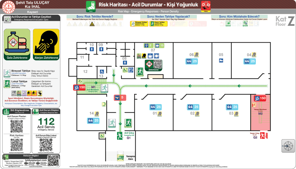 Lise Binası Risk Haritası
Kız İmam Hatip Anadolu Lisesi
ISO23601 Acil Durum ve Yangın Tahliye Planı
İHAL Acid Durum Eylem Planı