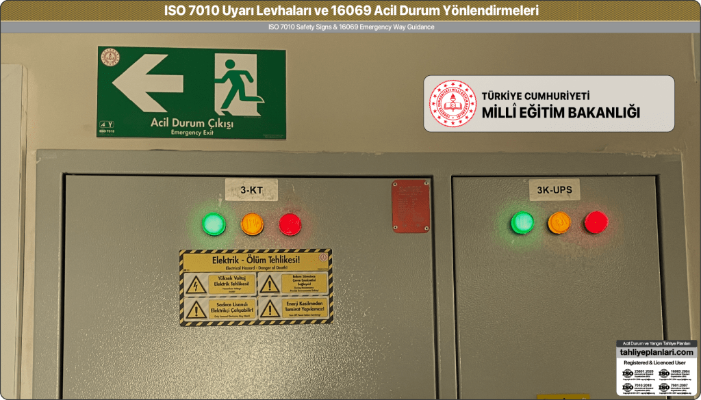 ISO 7010 Uyarı Levhaları ve 16069 Acil Durum Yönlendirmeleri
ISO 7010 Safety Signs & 16069 Emergency Way Guidance