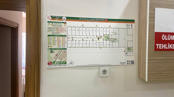 Öğretmenevi Tahliye Planı